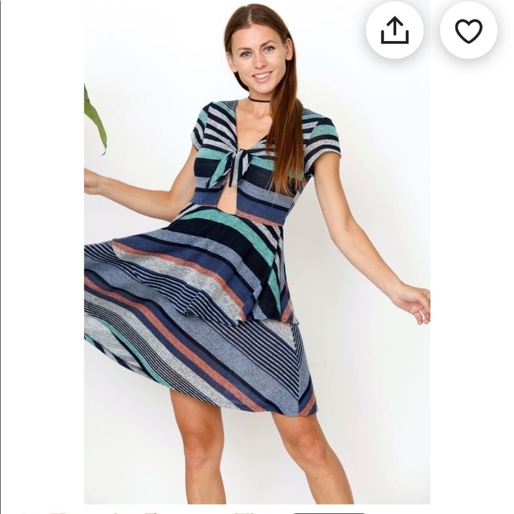 Egy California Women Blue Casual Dress